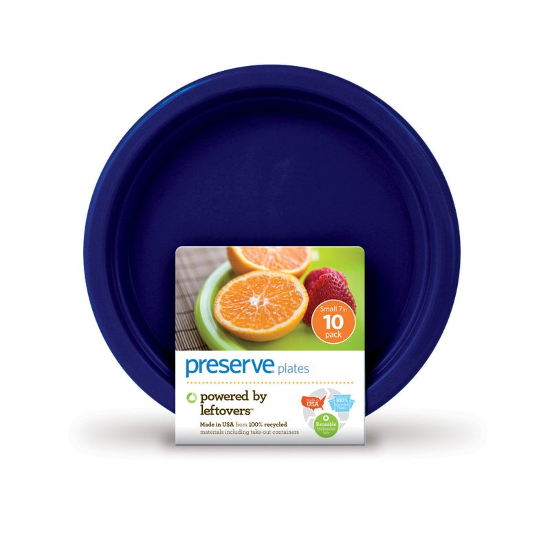 Preserve On the Go Small Plates Set of 10 Midnight Blue